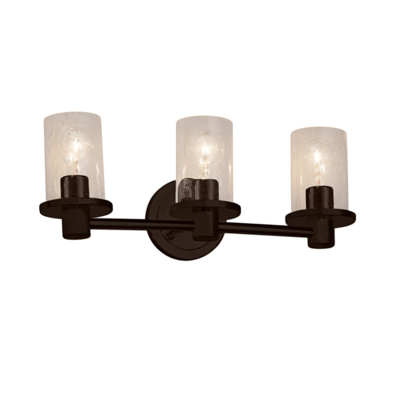 Casson 3 - Light Dimmable Vanity Light, Dark Bronze, Ribbon