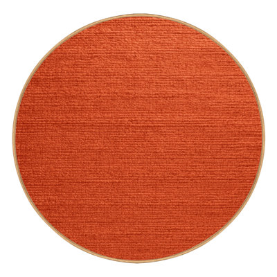 Tapis rouge uni lavable à la machine
