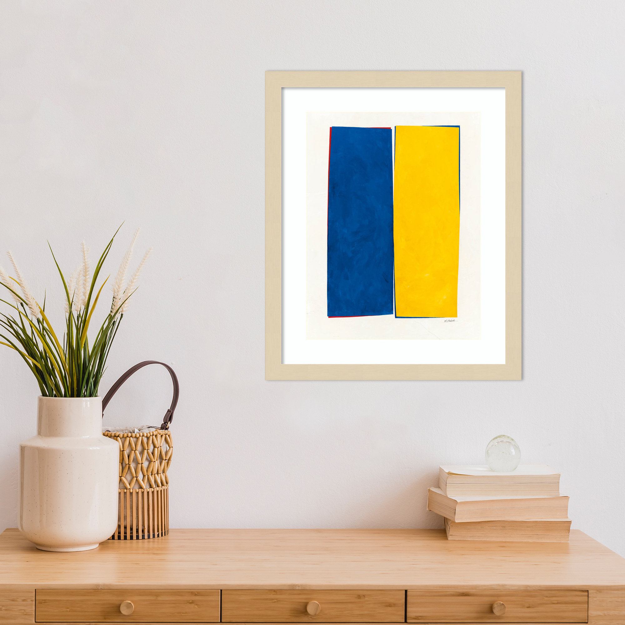 Monolithic I Wood Framed Wall Art Print, Brown Framed, 17" H x 14" W