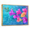 Symphonie lumineuse de fleurs de freesia roses et bleues II - Iris, art mural