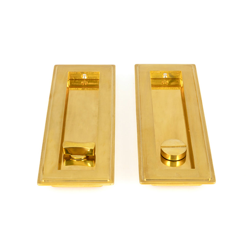 Door Accessory, Polished Brass, 17.5cm H x 6cm W x 1.3cm D