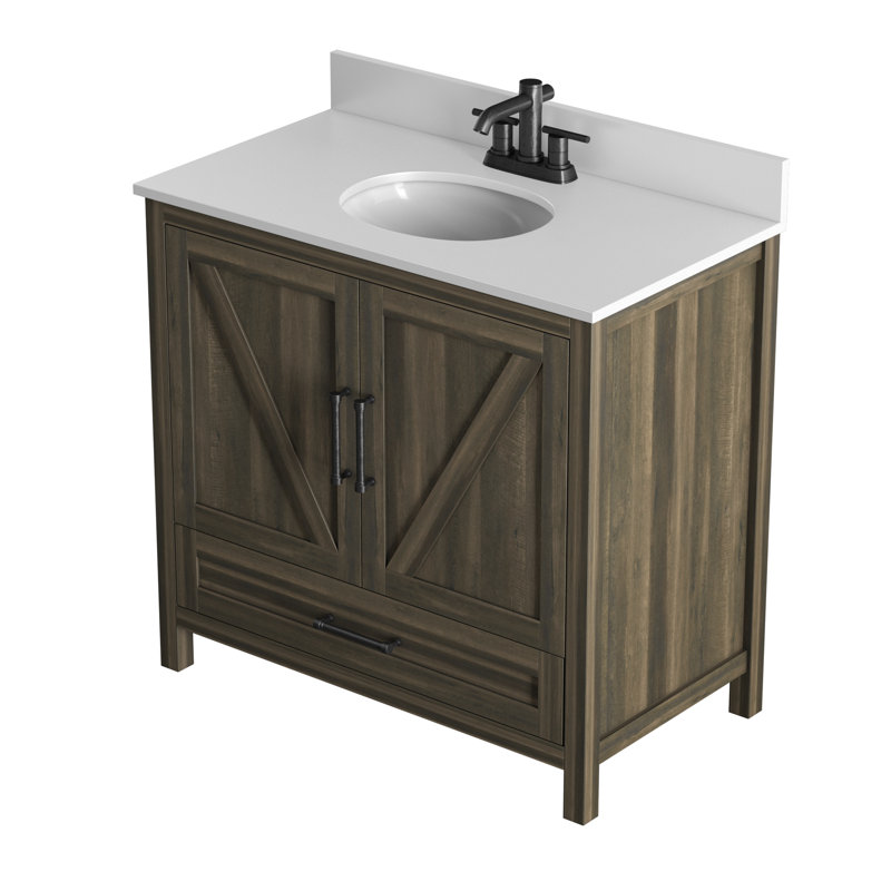 Ensemble de meuble-lavabo simple 36 po Hunstant, Pin Canyon Lake