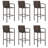 Doristine Bar Set with Stools-88468428