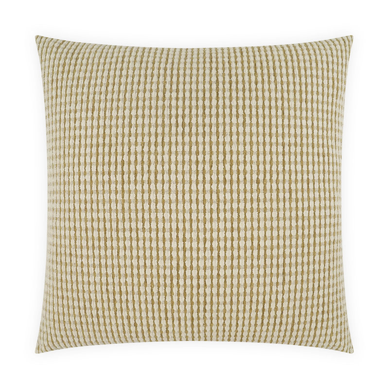 Jabas Square Pillow Cover & Insert, Square 22", Golden