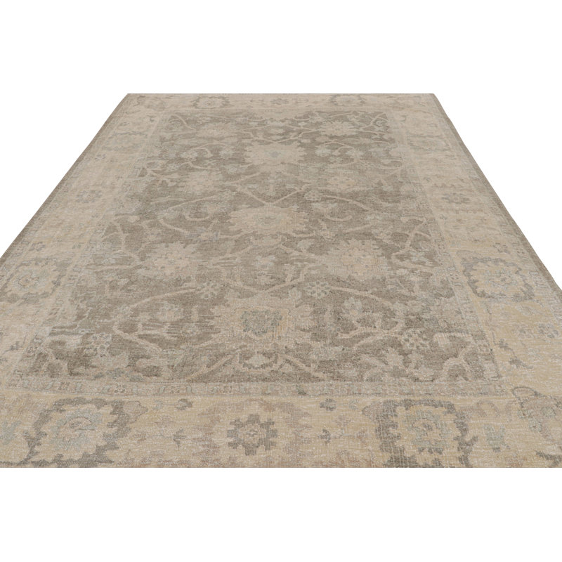 Tapis gris et beige Rug & Kilim’s Oushak