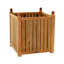 Teak Outdoor Square Planter Box-2078397830