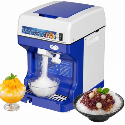 Commercial Ice Shaver Crusher, with 2L Storage Box, 265LBSLBS/H