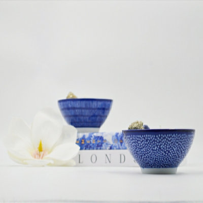 Unscented Scented Designer Candle with Ceramic Holder