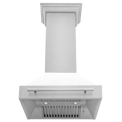 ZLINE 30 in. Stainless Steel Range Hood with Stainless Steel Handle
