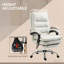 Fauteuil de massage, fauteuil inclinable chauffant avec repose-pieds-743825563