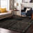Premium Machine Washable Cortes AMF998 Stripes Rug-1417866904