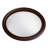Cardale Solid Wood Oval Mirror-1267619741
