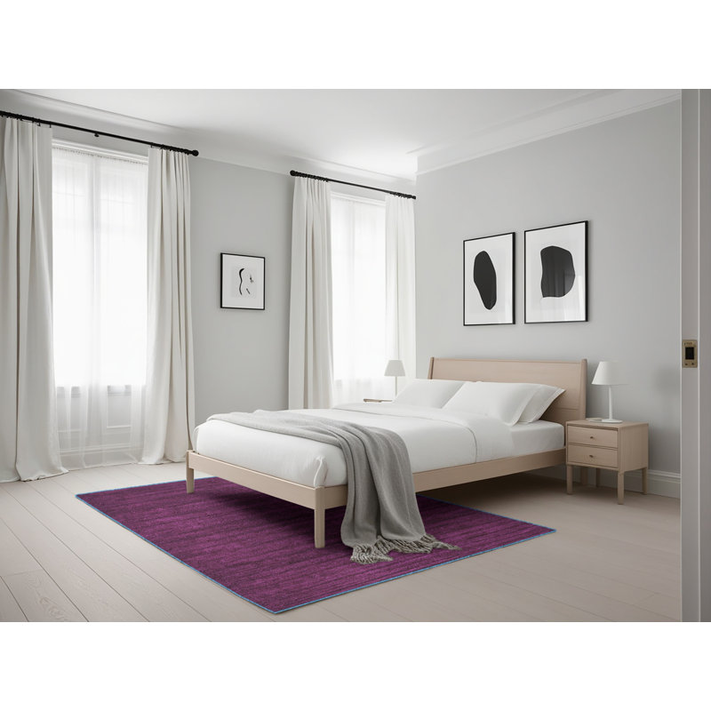 Tapis bleu Lashone, Rectangle 5 pi x 7 pi