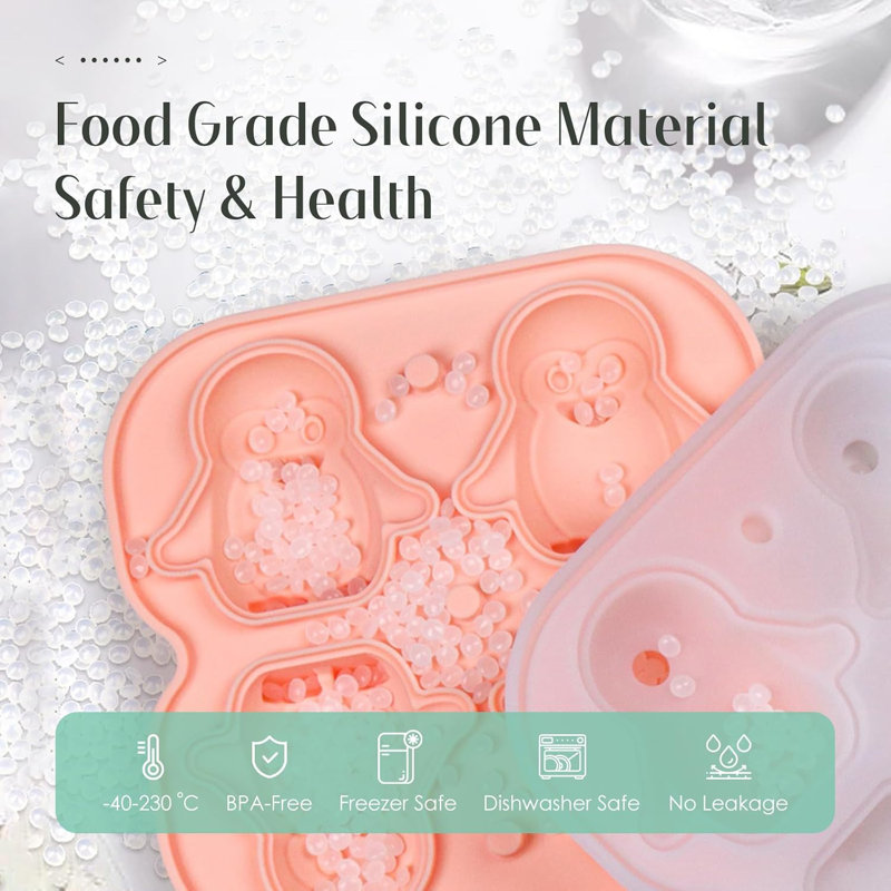 Paquet de 2 plateaux à glaçons en silicone - Moules à glace 3D très grands avec couvercle en forme d'entonnoir anti-fuite | Créez de la glace amusante à losanges / sphères / cubes pour les cocktails, le whisky et le café glacé | Sans BPA, flexibl