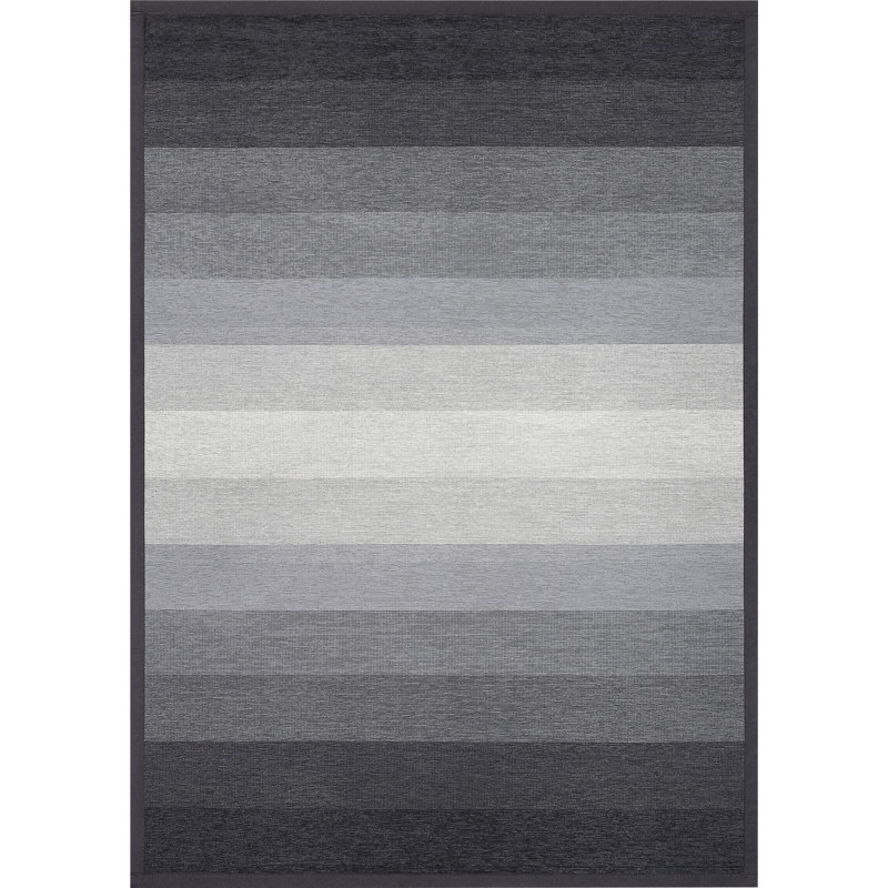 Merise Striped Hand Woven Area Rug, Rectangle 70 x 140cm
