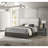 Panel Bed Button Tufted Headboard Wooden-862687128
