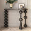 Console noire en bois massif-133963341