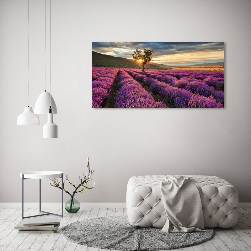 Lavender Field - Wrapped Canvas Print