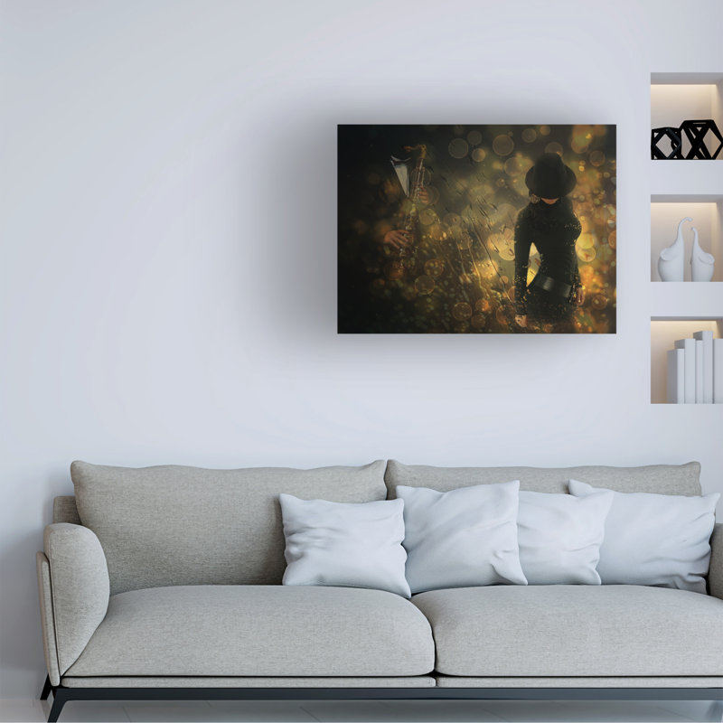 Art de Natalia Simongulashvili sur toile, H 14 po x l 19 po