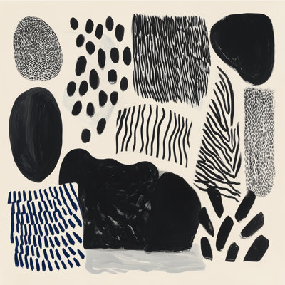Art moderne sur toile tendue