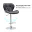 Tabouret pivotant à hauteur ajustable Imtiyaaz-1430212519
