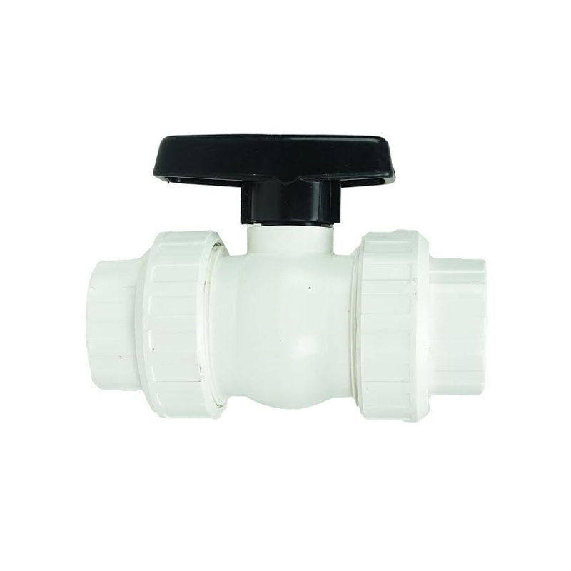 Robinet à tournant sphérique femelle de 7 po - blanc et noir Hydrotool