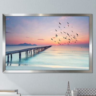 « ocean skies 2 », reproduction de photo encadrée
