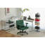 Chaise de bureau Green Velvet Criss Cross