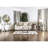 Natalia Glass Top Single Coffee Table