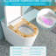 Toilette de bidet moderne et intelligente avec fonction - siège chauffant allongé, lavage à l'eau chaude, sécheuse, affichage à DEL, fonction avancée de nuit, chasse d'eau automatique
