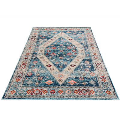 Rectangle Geometric Area Rug