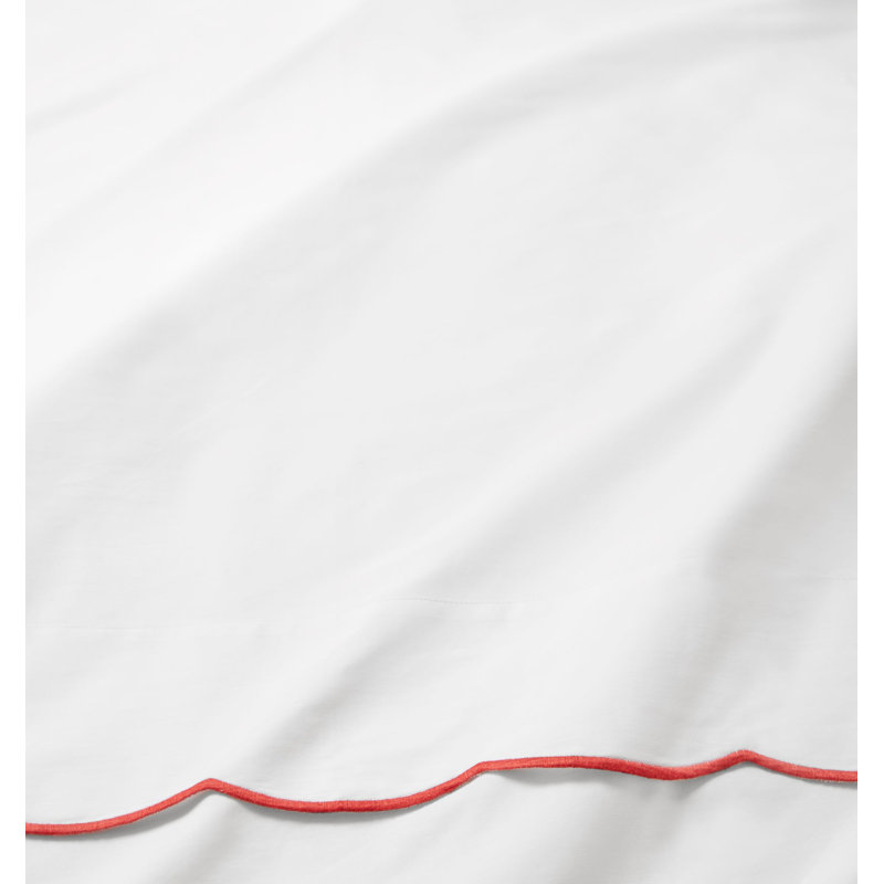 Limana Flat Sheet, Persimmon, Full/Queen Flat Sheet