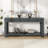 Console Table/Sofa Table With Storage Drawers And Bottom Shelf For Entryway Hallway-562199500