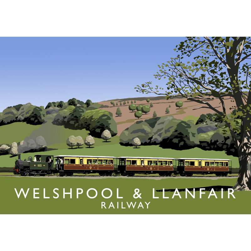 'Welshpool Llanfair' by Richard O'Neil - Print, No Frame, 30 cm H x 40 cm W x 1 cm D