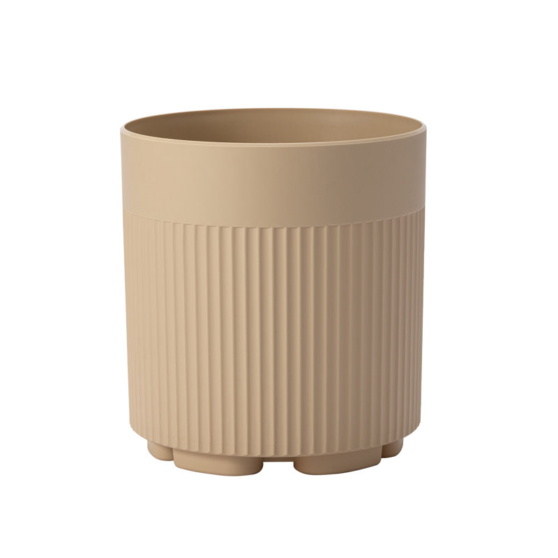 Pot de fleurs en plastique 16 po, paquet de 1, Beige, 1