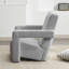 Fauteuil d'appoint rembourré en laine d'agneau moderne-1693209642