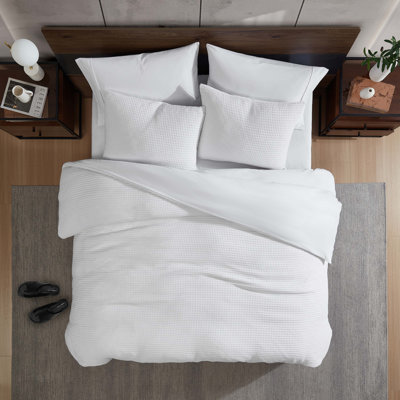 Ensemble de housse de couette gaufré Kenneth Cole
