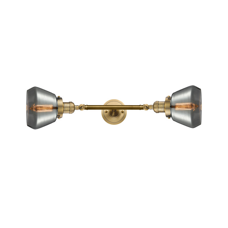 Chill 2 - Light Dimmable Vanity Light, Brushed Brass, Smoked