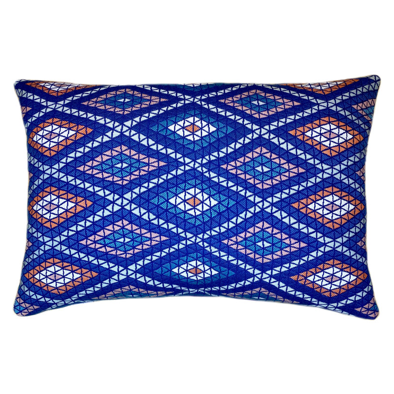  Coussin lombaire géométrique Sunbrella® Mosaic Tile