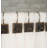 Aslin Resin Rust Resistant Shower Curtain Hook