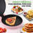 Nutrichef Countertop Pizza Maker - Non-Stick Electric Pizza Oven With Cool Touch Handle And Uplift Function, Includes Spatula (Pink)-116312553