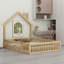 Lit plateforme avec garde-corps House