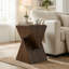 Table de bout à motif géométrique Modern Farmhouse-2053113024