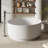 49'' x 49'' Freestanding Soaking Solid Surface Bathtub