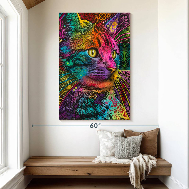 Brampt Felis, 51" H x 34" W