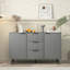 Armoire de rangement en bois polyvalente pour toutes les pièces, améliorant l'organisation et l'esthétique.