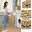 Panier à linge 90l avec 2 sacs de doublure amovibles-1570523499