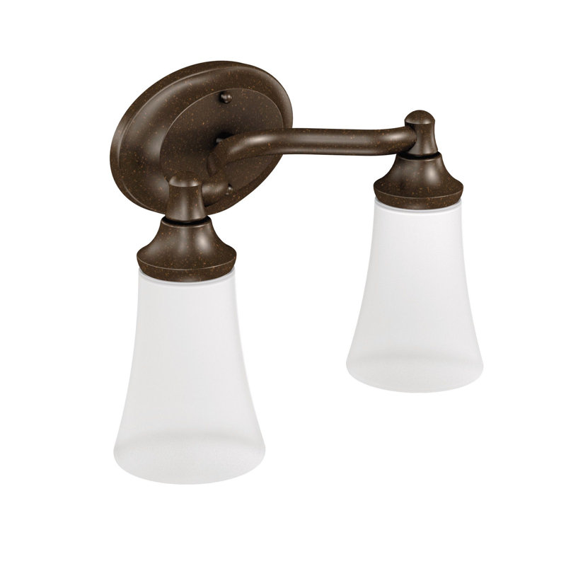 Eva 2-Light Vanity Light, Oil Rubbed Bronze