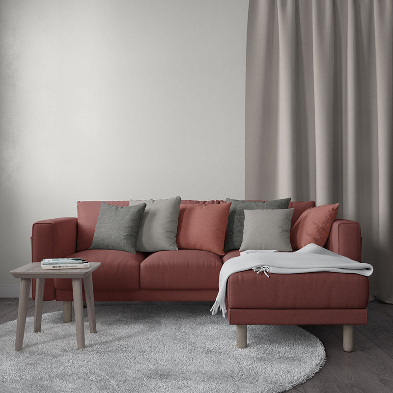 Tissu uni Abbeyshea Bedrock, Rose