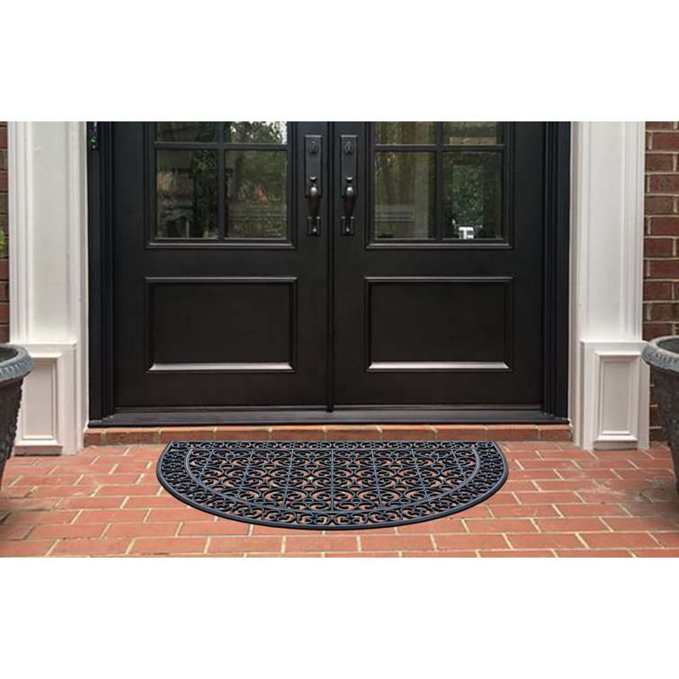Armie Large Door Mat, Natural Rubber, Ideal for An Entryway, 30 x 48 Darby Home Co
